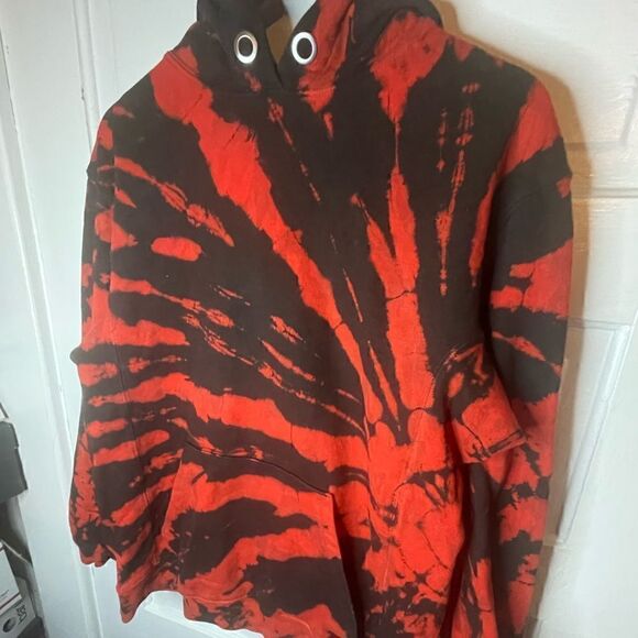 Proenza Schouler White Label Hoodie in Red / Black - Picture 2 of 9